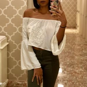 Forever 21  Boho Peasant Top